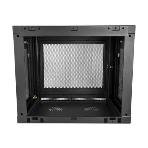 StarTech RK9WALM 2 Post 9U Wall Mount Network Cabinet Vented Enclosure +1U Shelf
