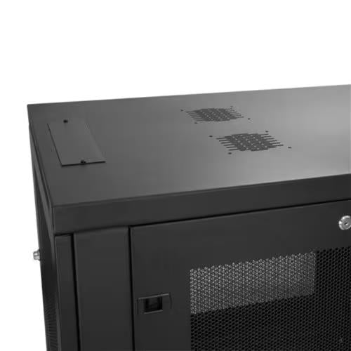 StarTech RK9WALM 2 Post 9U Wall Mount Network Cabinet Vented Enclosure +1U Shelf