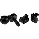 StarTech CABSCREW1032 50Pk 10-32 Server Rack Nuts Screws w Washer Clip Bolts