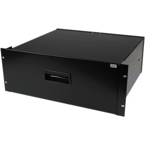 StarTech 4UDRAWER 4U 19" Rack Mount Steel Storage Drawer Heavy Duty up to 55lbs