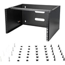 StarTech WALLMOUNT6 6U Wall Mount Patch Panel Bracket 14" Deep Low Profile 44lbs