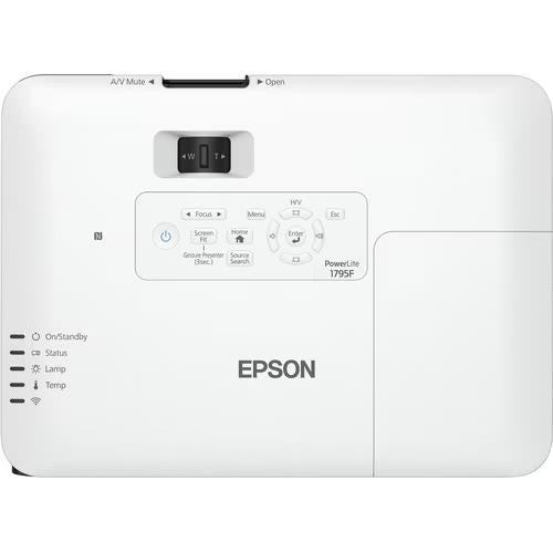 Epson V11H796020 1795F PowerLite Wireless FHD 1080 3LCD Projector w Miracast