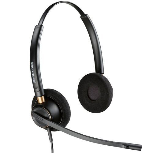 HP Poly 783P6AA#ABA EncorePro 520 with Quick Disconnect Binaural Headset TAA
