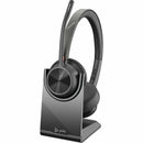 HP Poly 77Z31AA Voyager 4320 USB-C Headset + BT700 Dongle + Charging Stand