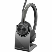 HP Poly 77Z31AA Voyager 4320 USB-C Headset + BT700 Dongle + Charging Stand