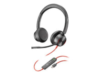 HP Poly 7E2K6AA#ABA Blackwire 8225 Headset Microsoft Teams Certification Stereo