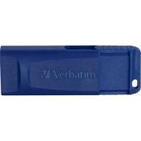 Verbatim 97408 32GB Flash Drive USB 2.0 Antimicrobial Retractable Connector Blue