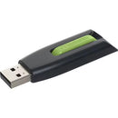 Verbatim 99126 3Pk 16GB Store N Go V3 USB 3.2 Gen1 Flash Drive Blue Green Gray