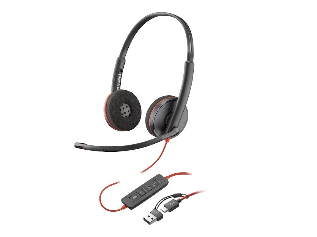 HP Poly 8S0M0A6#ABA BWC3220 USB-C Headset (TAA Compliant Bulk)