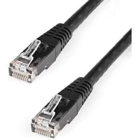 StarTech C6PATCH2BK 2Ft CAT6 Gigabit Ethernet Cable Molded RJ45 UTP Cord Black