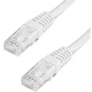 StarTech C6PATCH100WH 100Ft CAT6 Gigabit Ethernet Cable Molded RJ45 UTP Cord WHT