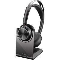 HP Poly 9T9J5AA#AC3 Voyager Focus 2 USB-C-C Headset +USB-C/A Adapter + Charging