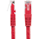 StarTech C6PATCH100RD 100Ft CAT6 Gigabit Ethernet Cable Molded RJ45 UTP Cord Red