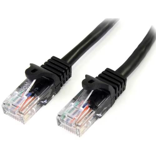 StarTech 45PATCH10BK 10Ft CAT5E Ethernet Cable Snagless RJ45 Patch Cord Black