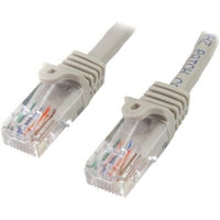 StarTech 45PATCH50GR 50Ft CAT5E Ethernet Cable Snagless RJ45 PoE Cord Gray