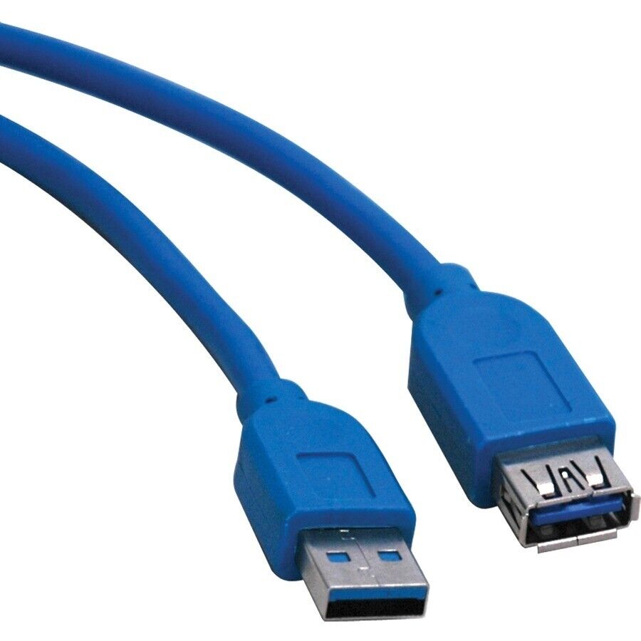 Eaton U324-006 USB 3.0 SuperSpeed Extension Cable (A M/F), Blue, 6 ft. (1.83 m)