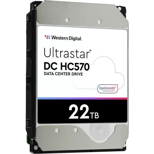 HGST WD Ultrastar 0F48155 DC HC570 22TB Hard Drive HDD 3.5" SATA/600 7200rpm