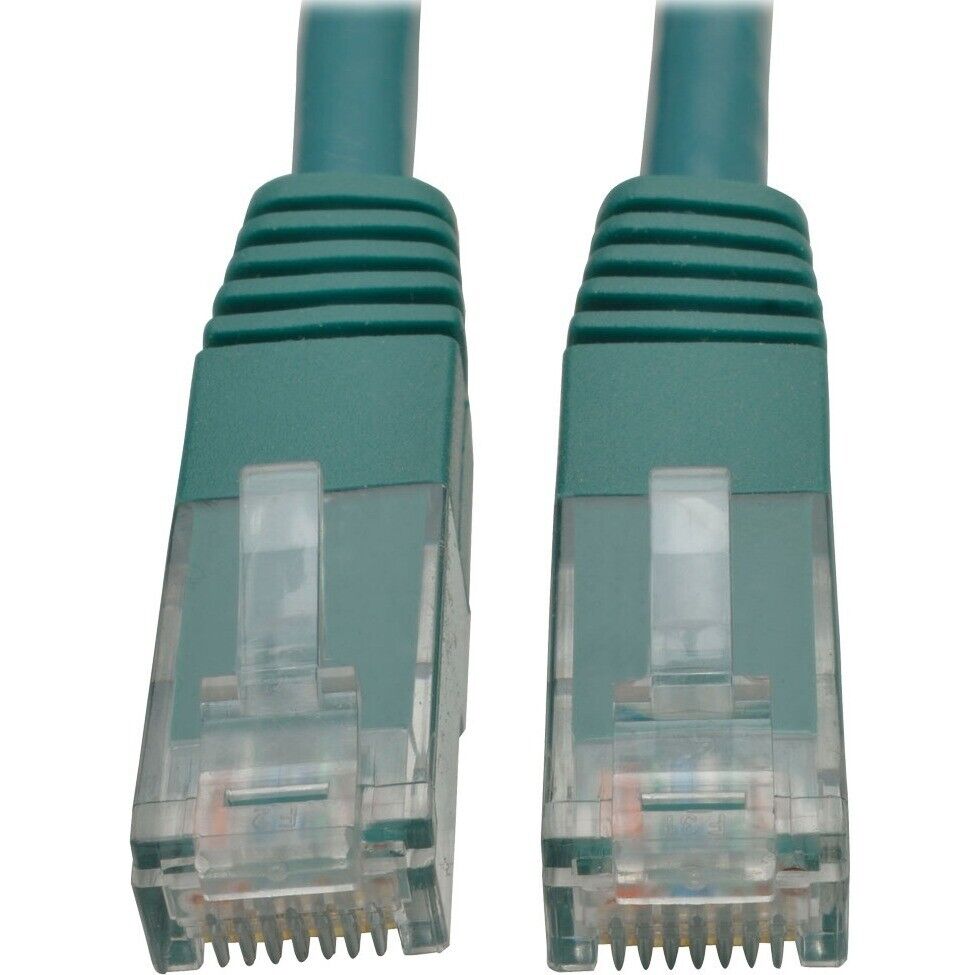 Eaton N200-010-GN Cat6 Gigabit Molded (UTP) Ethernet Cable (RJ45 M/M) PoE, Green