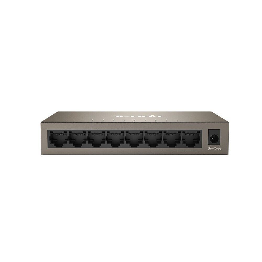 Tenda TEG1008M 8-Port Gigabit Desktop Unmanaged Switch Metal Case Black