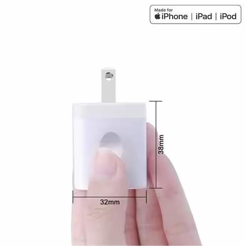 4XEM 4XAPPLKIT6 6ft 5W iPhone iPod Charging Kit USB-A MFi Cert White Cord