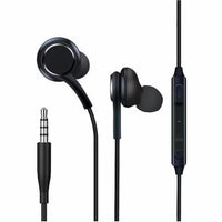 4XEM 4XSAMEARAKGB AKG Earphones Mic Inline Y Split Volume Control 3.5mm Black