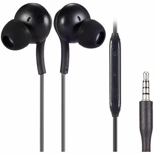 4XEM 4XSAMEARAKGB AKG Earphones Mic Inline Y Split Volume Control 3.5mm Black