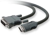 Belkin F2E8242B03 3Ft (36") HDMI to DVI Audio Video High Speed Cable Black