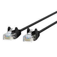 Belkin CE001B06-BLK-S 6Ft CAT6 RJ45 Slim Snagless Ethernet Network Cable Black