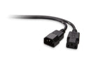 Belkin F3A102-20 20Ft Pro Series PC Computer Power Extension Cord Cable Black