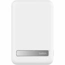 Belkin BPD006BTWH BoostCharge 5000mAh Power Bank Qi2 15W Wireless Magnetic White