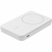 Belkin BPD006BTWH BoostCharge 5000mAh Power Bank Qi2 15W Wireless Magnetic White