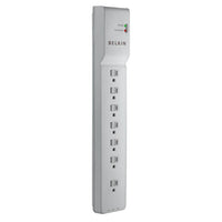Belkin BE107200-12 12Ft Corded 7 Outlets Surge 2320J Power Strip Protect White
