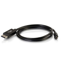C2G 54302 10Ft Mini-DisplayPort mDP to DisplayPort DP 4K Audio Video Cable Black