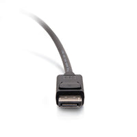 C2G 54402 10Ft DisplayPort Male w Latches to DisplayPort 4K 8K Round Cable Black