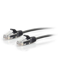 C2G 01106 7Ft (84") CAT6 Snagless Ethernet Network Slim Cable UTP Black