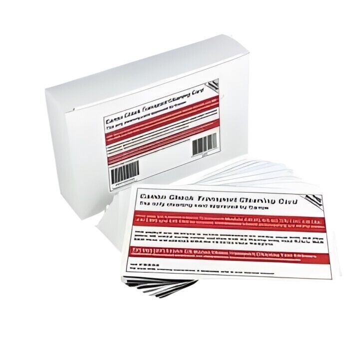 Canon 3221V229 15/Pk Cleaning Card for Check Scanner CR-120 CR-150 Made in USA