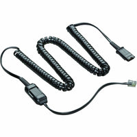HP Poly 783S2AA HIC-10 Cbl Audio Cable for Headset, Audio Device - Black - 1