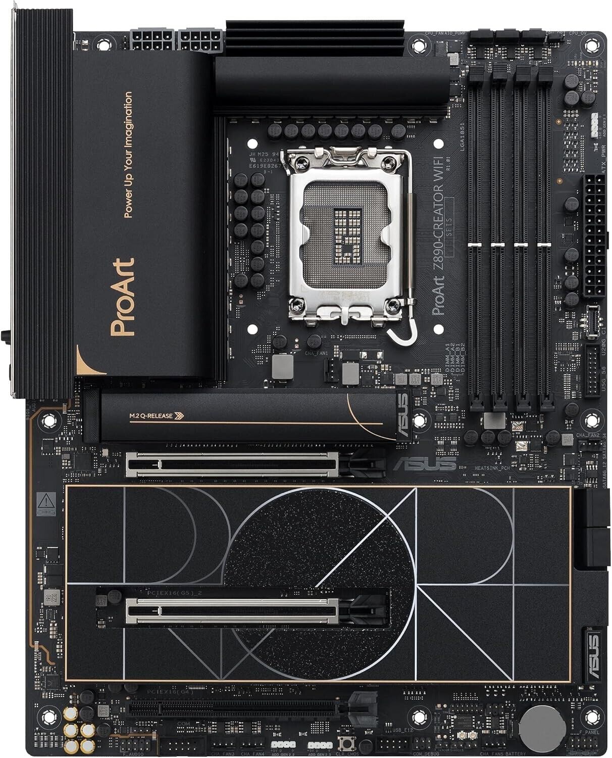 Asus PROART Z890-CREATOR WIFI Intel S2 4xDDR5 HDI- TBolt M2 SATA 2.5G-ETH ATX MB