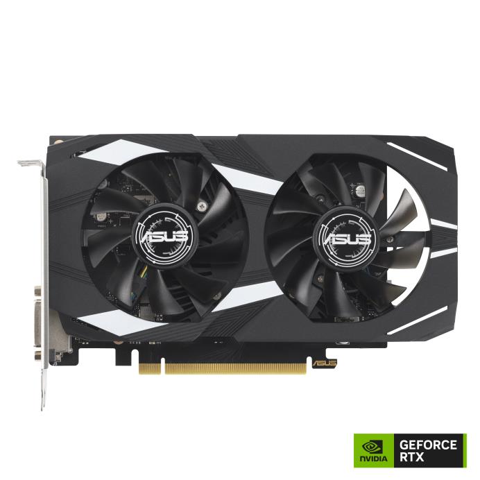 Asus DUAL-RTX3050-O6G NVIDIA GeForce RTX 3050 6GB OC Edition 7680 DVI-D HDMI DP