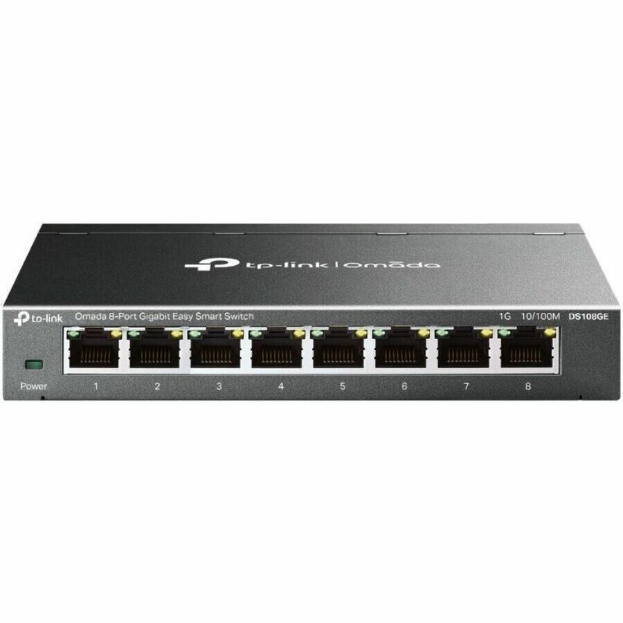 TP-Link DS108GE Omada 8-Port Gigabit Easy Smart Switch PORT: 8 Gigabit RJ45 Port