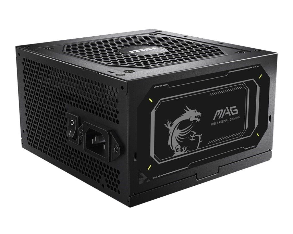 MSI MAGA850GLPCIE5II 80 Plus Gold 850W PCIE5 II ATX3.1 SATA Modular Power Supply