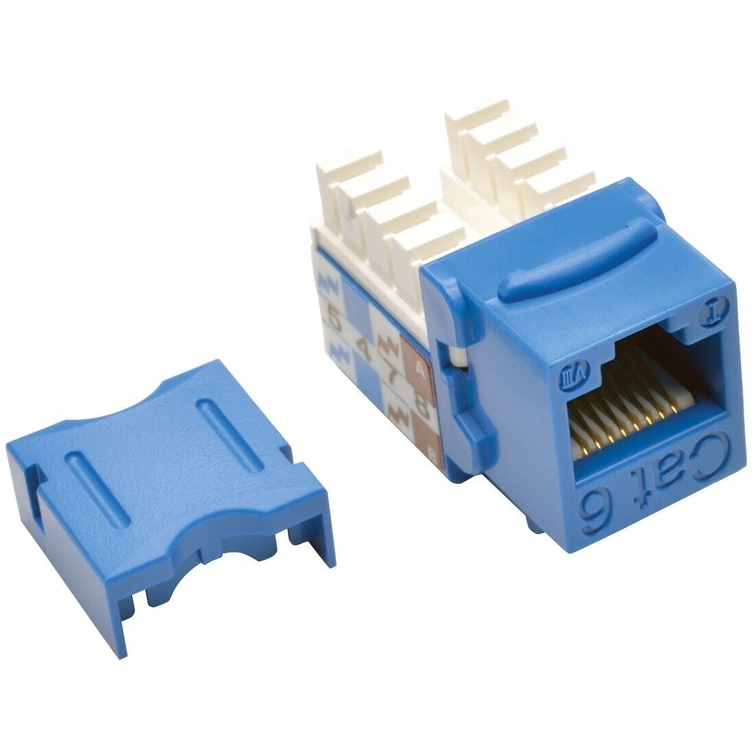 Eaton N238-001-BL Tripp Lite Series Cat6/Cat5e 110 Style Punch Down Keystone