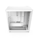 NZXT CM-H72FW-R1 H7 Flow RGB Fan Mid Tower ATX Airflow PC Case Steel Glass White