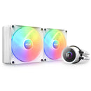 NZXT RL-KR280-W1 Kraken 280mm AIO Liquid Cooler w 2.72" IPS LCD RGB Diplay White