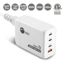SIIG AC-PW1V11-S1 200W GaN PD 3x USB-C 1x USB-A 65W Portable Charger White