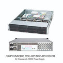 Supermicro CSE-825TQC-R1K03LPB 2U ATX eATX Chassis 10x 3.5 SAS/SATA 1000W PSU