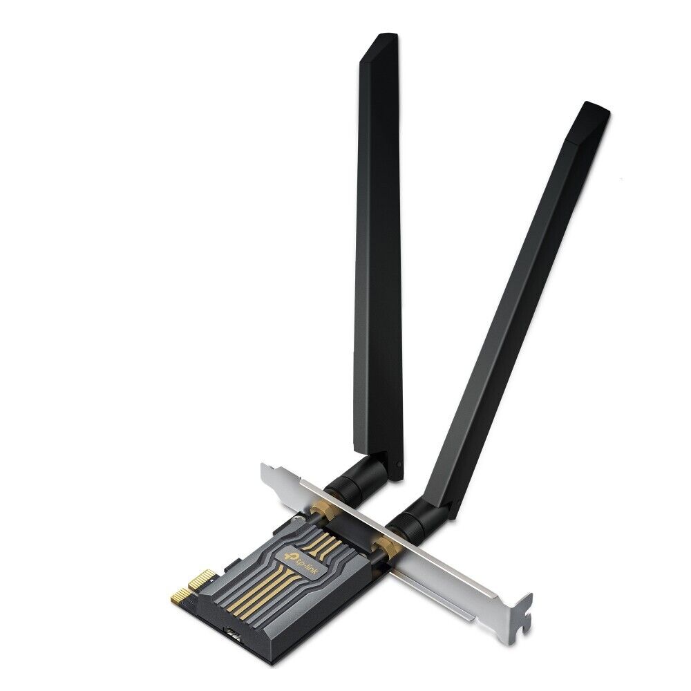 TP-Link ARCHER TBE400E BE6500 Wi-Fi 7 Bluetooth 5.4 PCIe TriBand Adapter 3x ANT