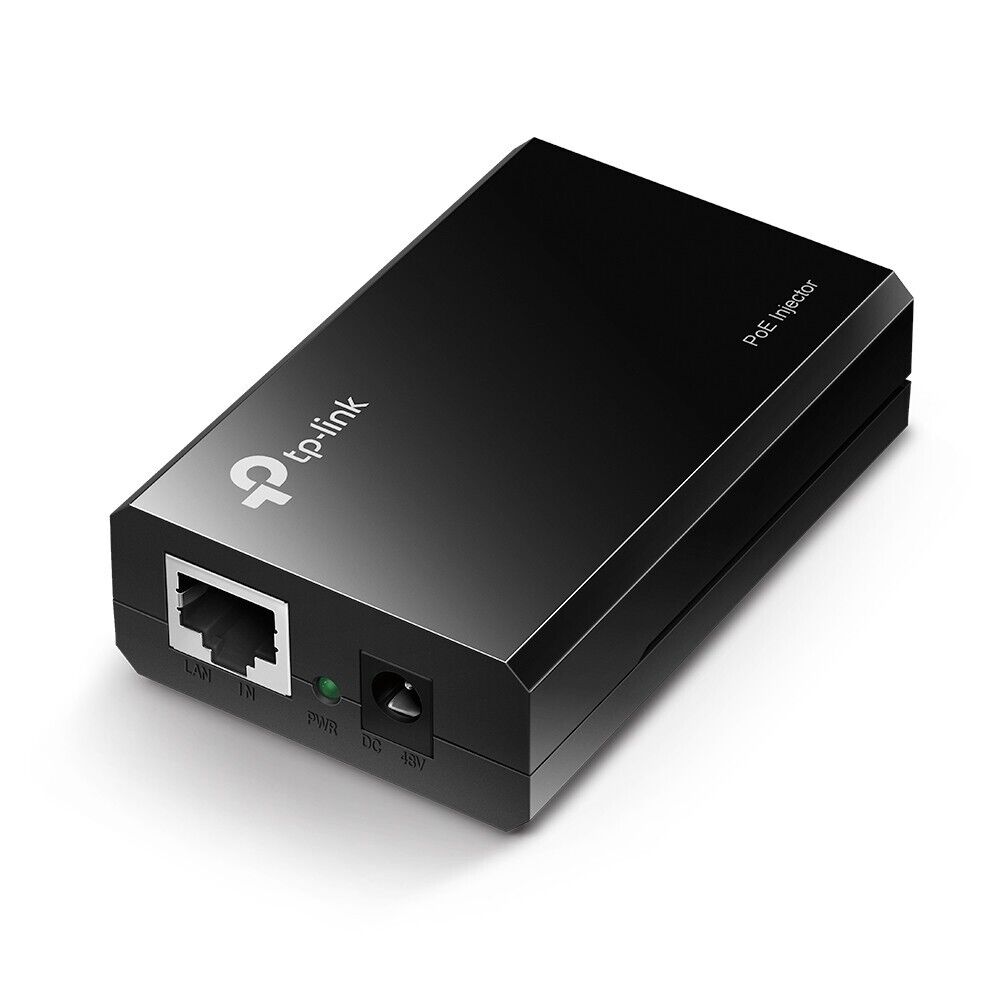 TP-Link POE150S Gigabit PoE Injector 802.3af Compliant for Phone AP IP Cam Black