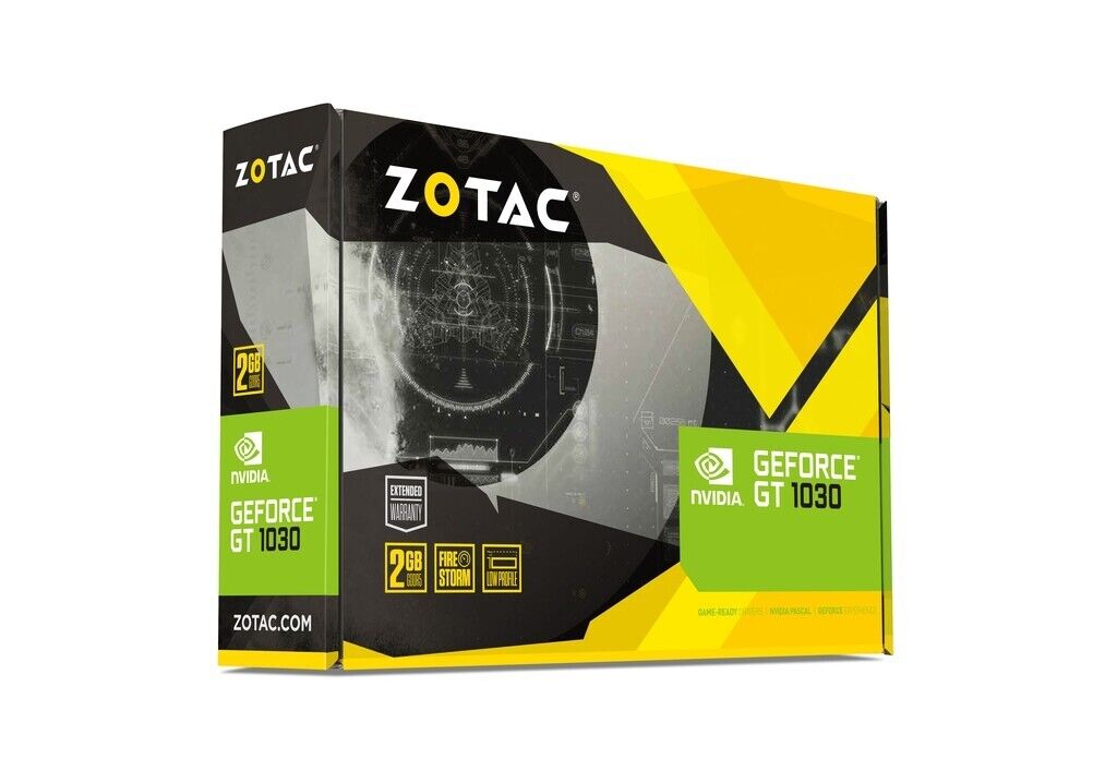 Zotac ZT-P10300A-10L GeForce GT 1030 2GB GDDR5 HDMI DVI Low Prof Graphics Card