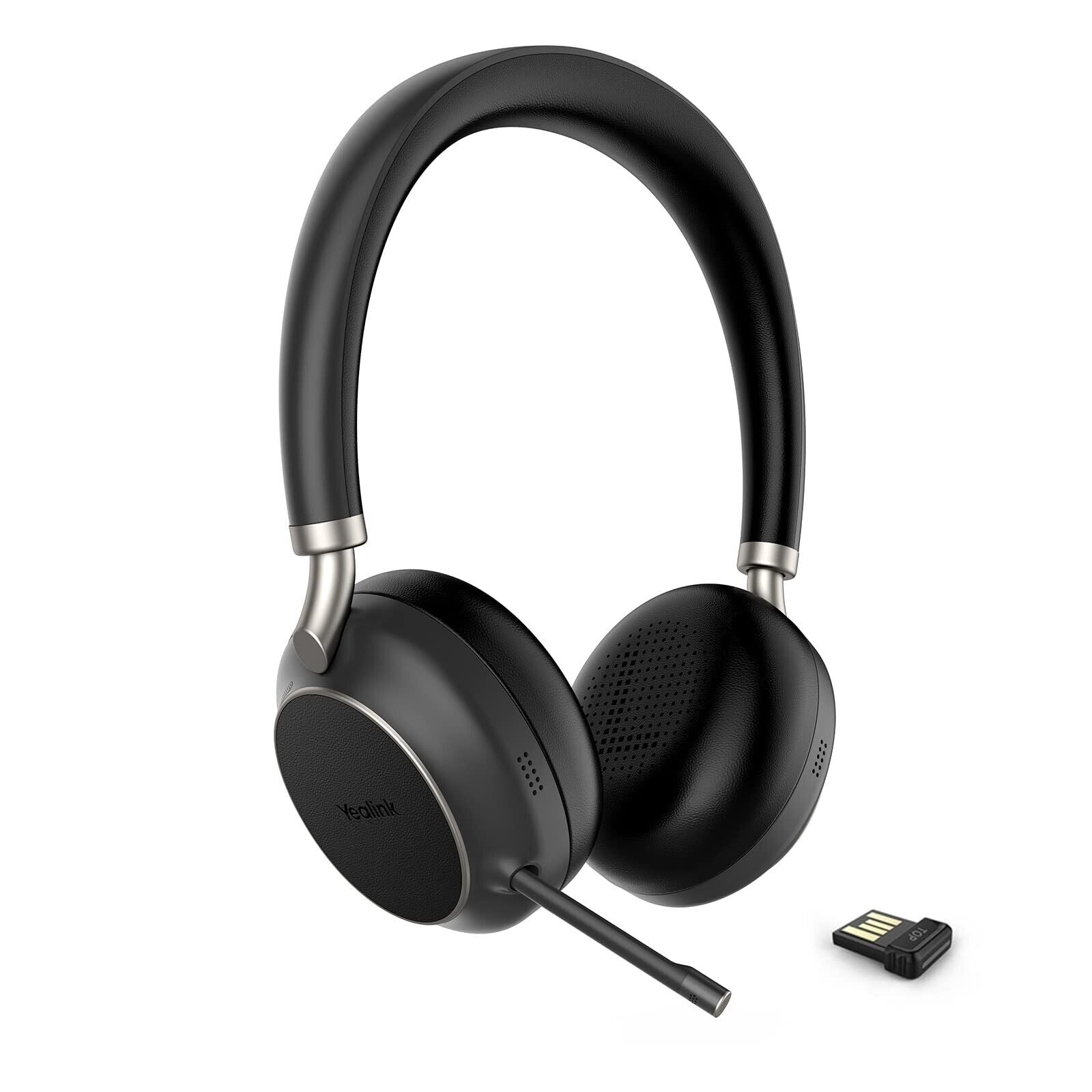 Yealink 1208658 BH76 Plus Teams Stereo Bluetooth USB-A Black Business Headset